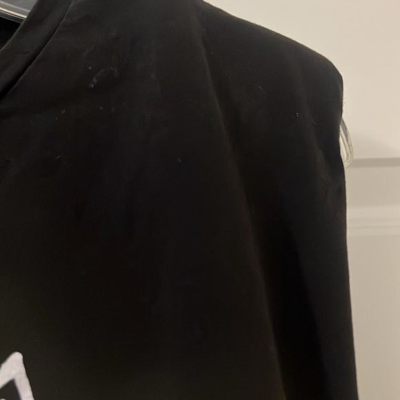 Zara Alicia Lunareta Artist graphic tee cat black sleeveless w/shoulder pads Lg - Picture 4 of 16